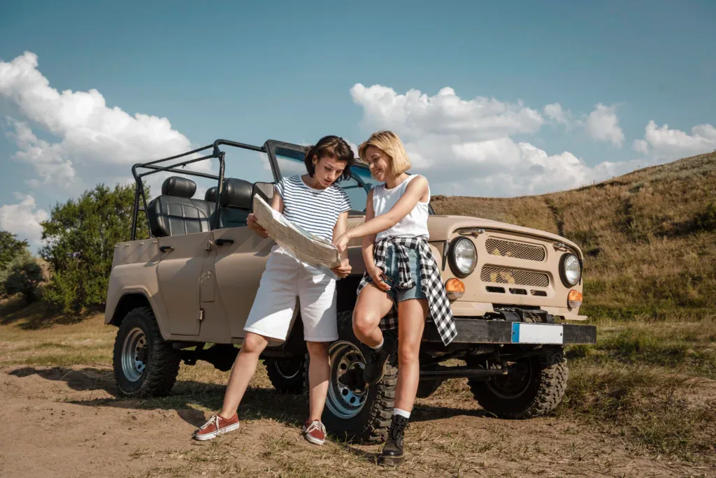 Experiência de exploração em viatura 4×4