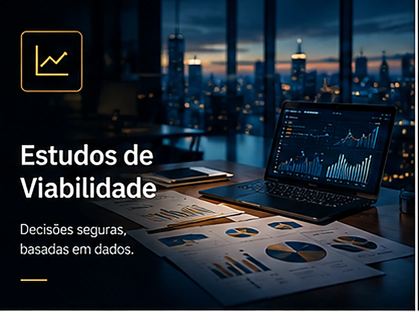 Equipa de consultores Savoris a analisar projeto de viabilidade com plantas e documentos técnicos